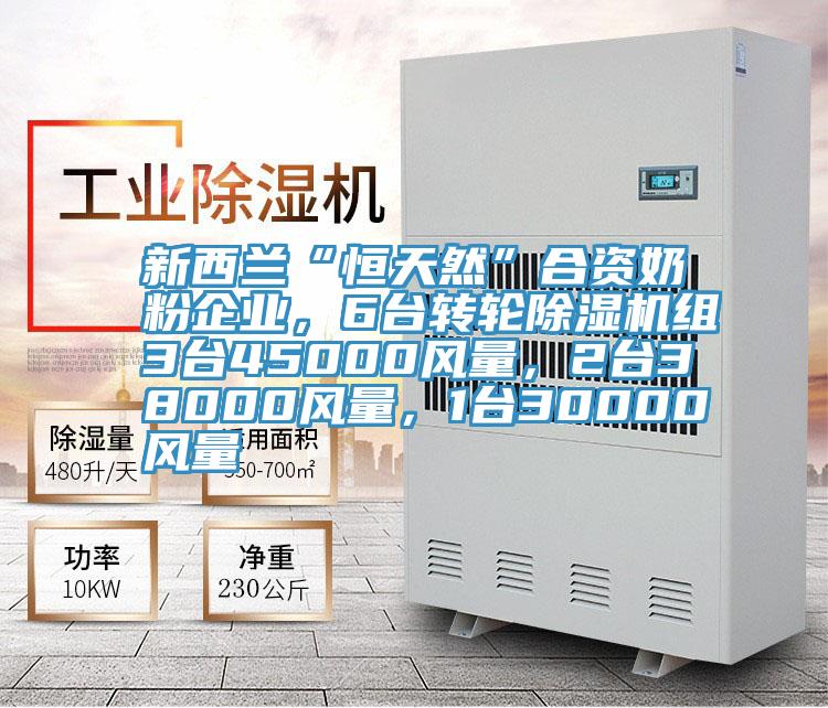 新西蘭“恒天然”合資奶粉企業(yè)，6臺(tái)轉(zhuǎn)輪除濕機(jī)組3臺(tái)45000風(fēng)量，2臺(tái)38000風(fēng)量，1臺(tái)30000風(fēng)量
