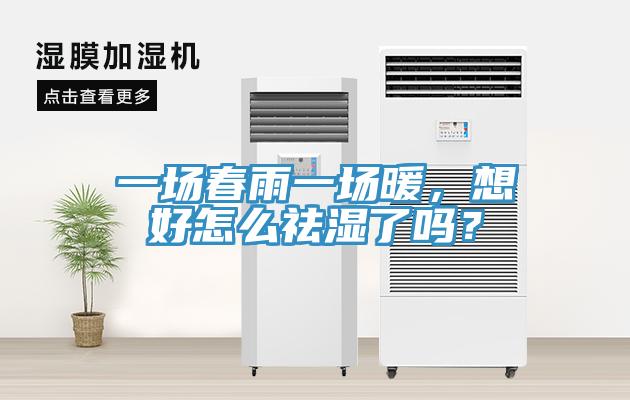 一場春雨一場暖，想好怎么祛濕了嗎？