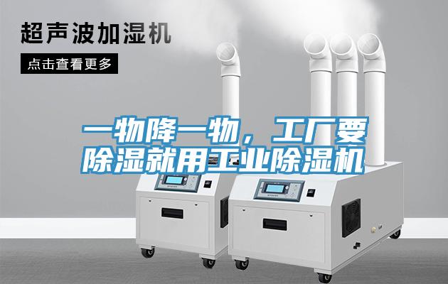 一物降一物，工廠要除濕就用工業(yè)除濕機