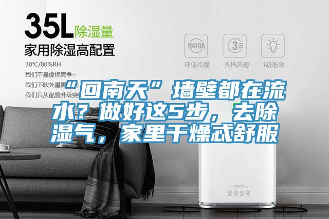 “回南天”墻壁都在流水？做好這5步，去除濕氣，家里干燥忒舒服