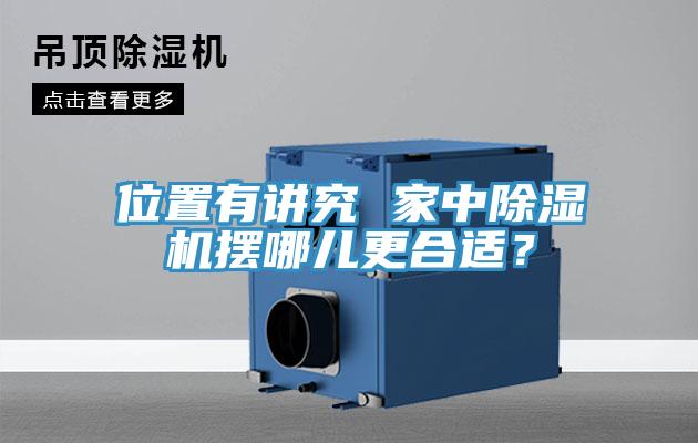 位置有講究 家中除濕機(jī)擺哪兒更合適？