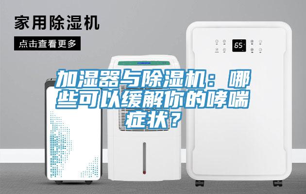 加濕器與除濕機：哪些可以緩解你的哮喘癥狀？