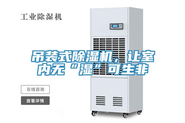 吊裝式除濕機(jī)，讓室內(nèi)無“濕”可生非