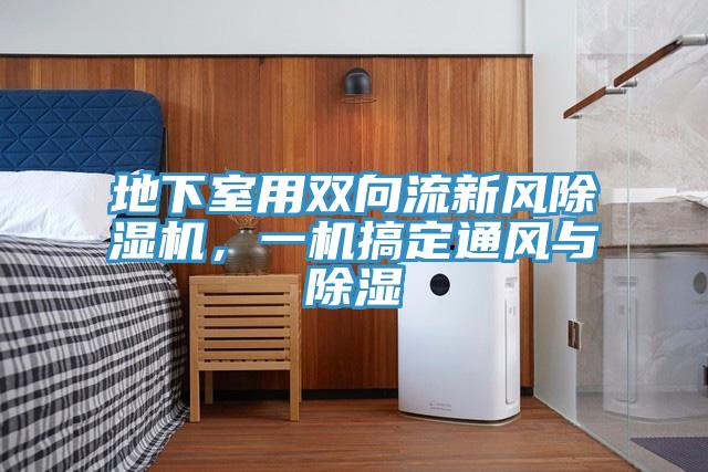 地下室用雙向流新風除濕機，一機搞定通風與除濕
