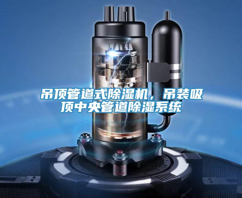 吊頂管道式除濕機，吊裝吸頂中央管道除濕系統(tǒng)