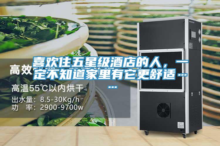 喜歡住五星級(jí)酒店的人，一定不知道家里有它更舒適……