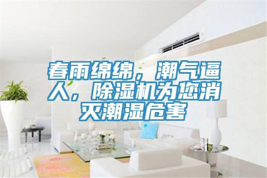 春雨綿綿，潮氣逼人，除濕機為您消滅潮濕危害
