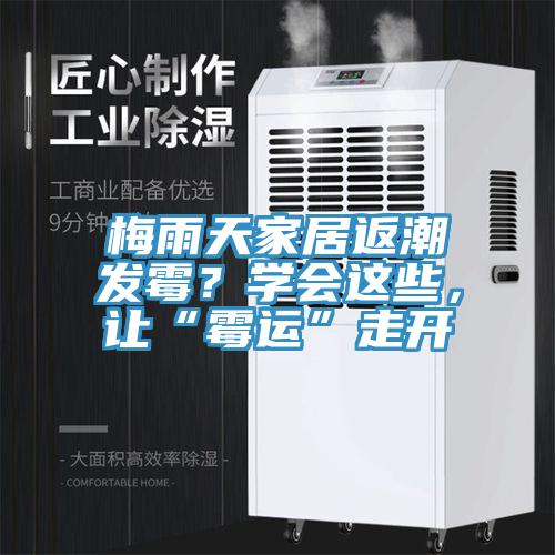 梅雨天家居返潮發(fā)霉？學(xué)會這些，讓“霉運(yùn)”走開