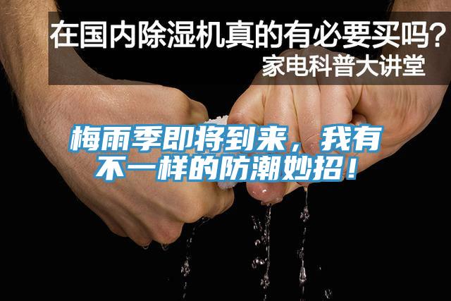 梅雨季即將到來，我有不一樣的防潮妙招！