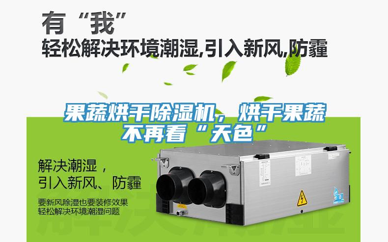 果蔬烘干除濕機(jī)，烘干果蔬不再看“天色”