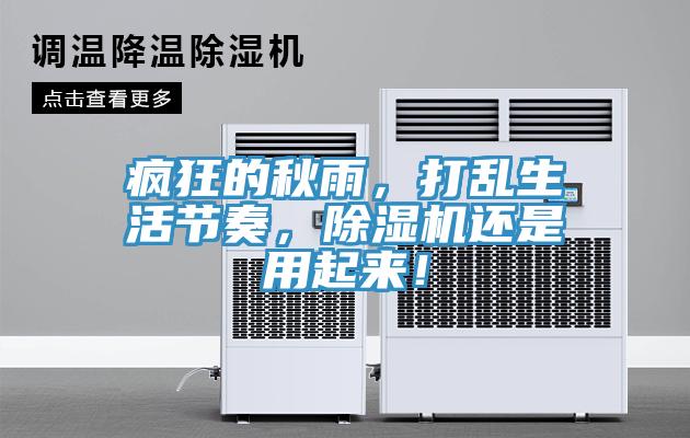 瘋狂的秋雨，打亂生活節(jié)奏，除濕機還是用起來！