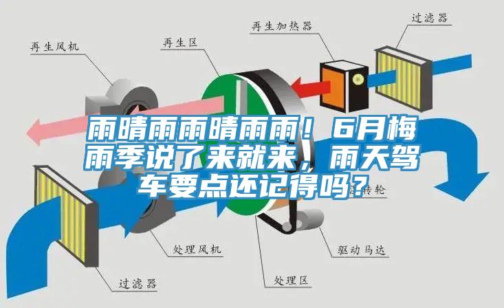 雨晴雨雨晴雨雨！6月梅雨季說了來就來，雨天駕車要點還記得嗎？
