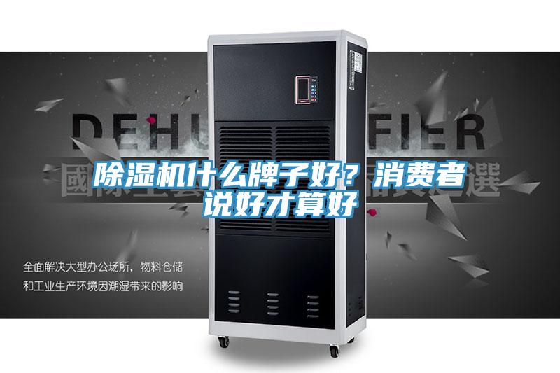 除濕機(jī)什么牌子好？消費(fèi)者說好才算好