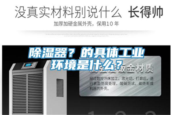 除濕器？的具體工業(yè)環(huán)境是什么？
