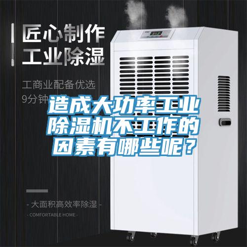 造成大功率工業(yè)除濕機(jī)不工作的因素有哪些呢？