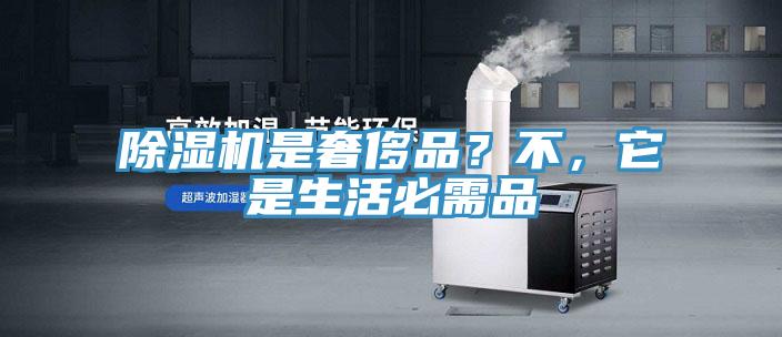 除濕機(jī)是奢侈品？不，它是生活必需品