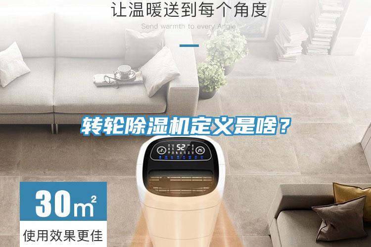 轉(zhuǎn)輪除濕機(jī)定義是啥？