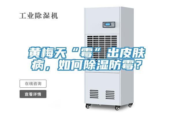 黃梅天“霉”出皮膚病，如何除濕防霉？