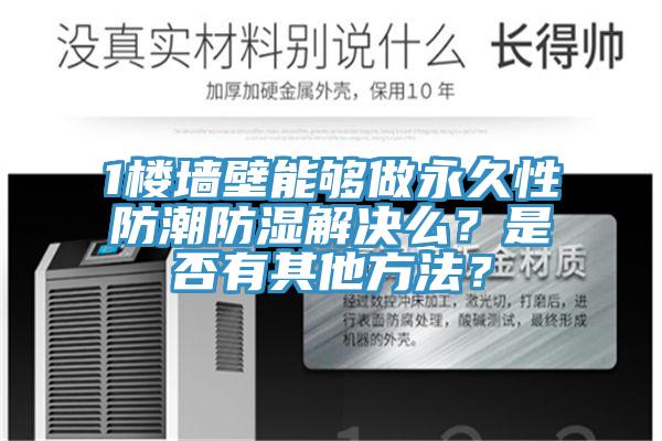 1樓墻壁能夠做永久性防潮防濕解決么？是否有其他方法？