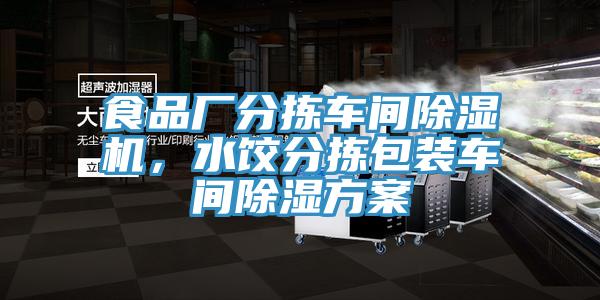 食品廠分揀車間除濕機(jī)，水餃分揀包裝車間除濕方案