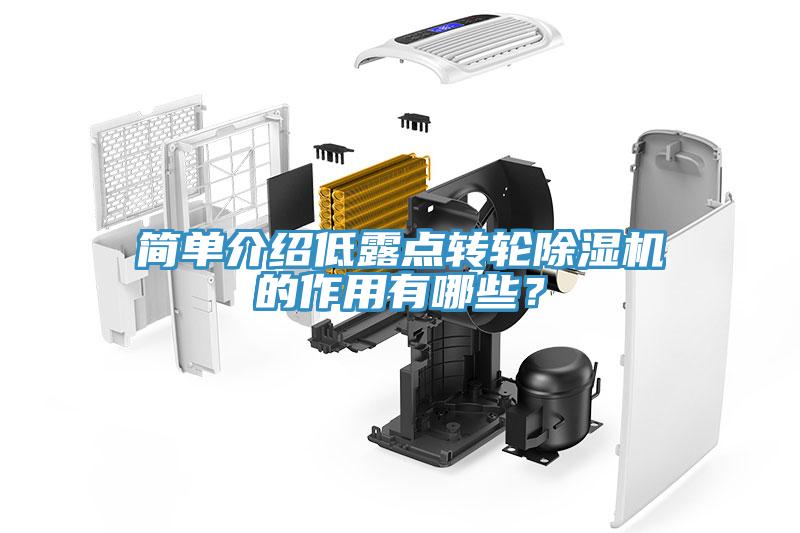 簡單介紹低露點轉(zhuǎn)輪除濕機的作用有哪些？