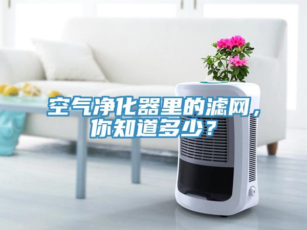 空氣凈化器里的濾網(wǎng)，你知道多少？