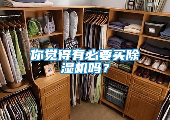 你覺得有必要買除濕機嗎？