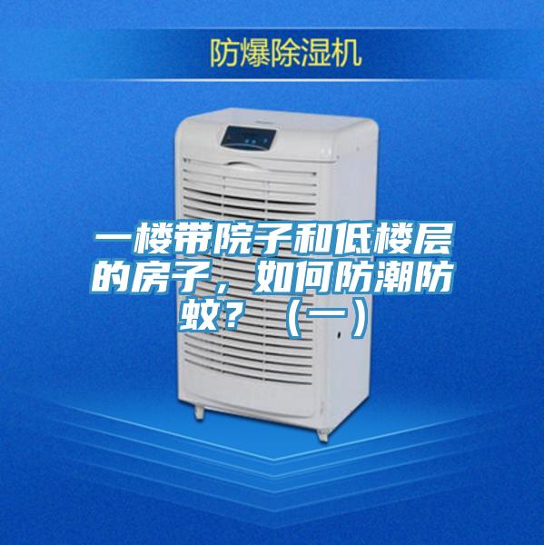 一樓帶院子和低樓層的房子，如何防潮防蚊？（一）