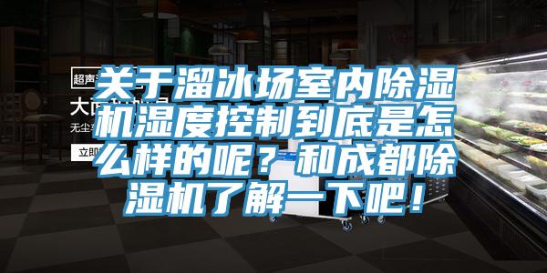 關(guān)于溜冰場室內(nèi)除濕機(jī)濕度控制到底是怎么樣的呢？和成都除濕機(jī)了解一下吧！