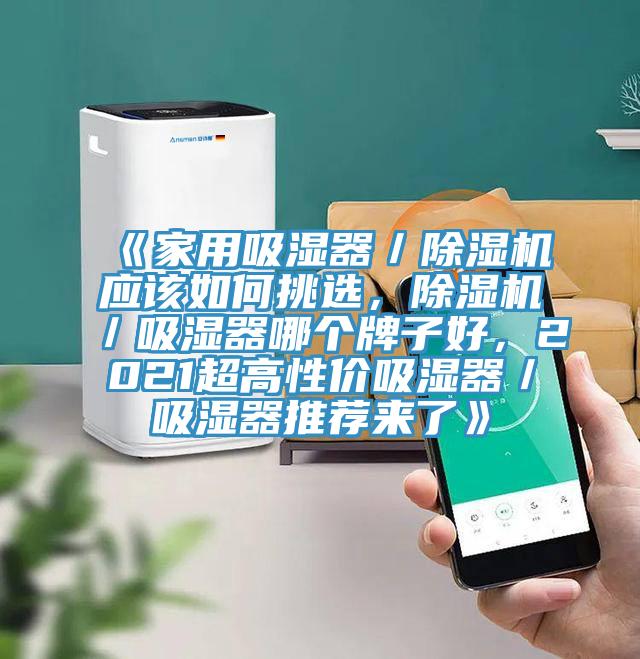 《家用吸濕器／除濕機(jī)應(yīng)該如何挑選，除濕機(jī)／吸濕器哪個牌子好，2021超高性價(jià)吸濕器／吸濕器推薦來了》