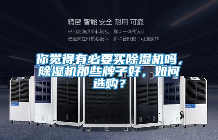 你覺得有必要買除濕機嗎，除濕機那些牌子好，如何選購？