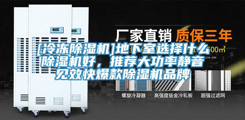[冷凍除濕機]地下室選擇什么除濕機好，推薦大功率靜音見效快爆款除濕機品牌