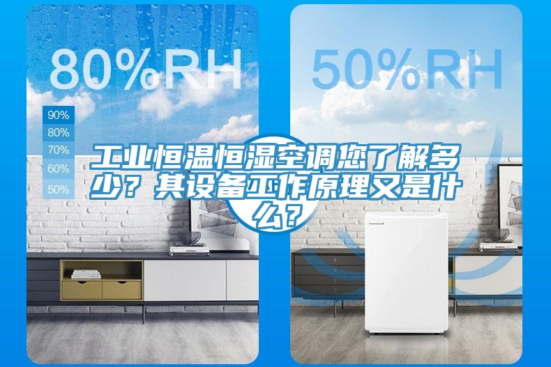 工業(yè)恒溫恒濕空調您了解多少？其設備工作原理又是什么？
