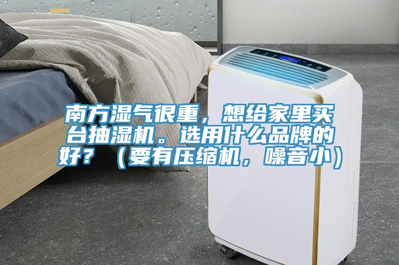 南方濕氣很重，想給家里買臺抽濕機(jī)。選用什么品牌的好？（要有壓縮機(jī)，噪音?。?></div>
								<div   id=