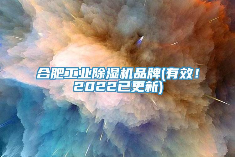 合肥工業(yè)除濕機品牌(有效！2022已更新)