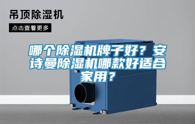 哪個除濕機牌子好？安詩曼除濕機哪款好適合家用？