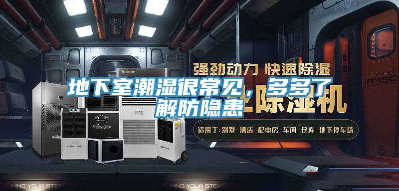 地下室潮濕很常見，多多了解防隱患