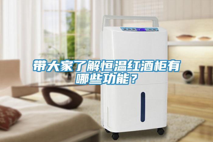 帶大家了解恒溫紅酒柜有哪些功能？