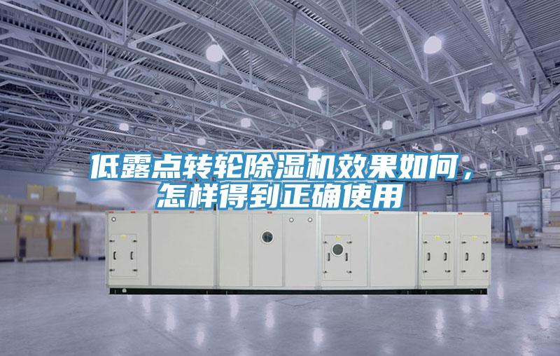 低露點轉(zhuǎn)輪除濕機(jī)效果如何，怎樣得到正確使用