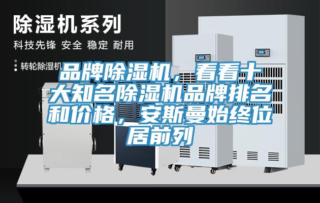 品牌除濕機，看看十大知名除濕機品牌排名和價格，安斯曼始終位居前列