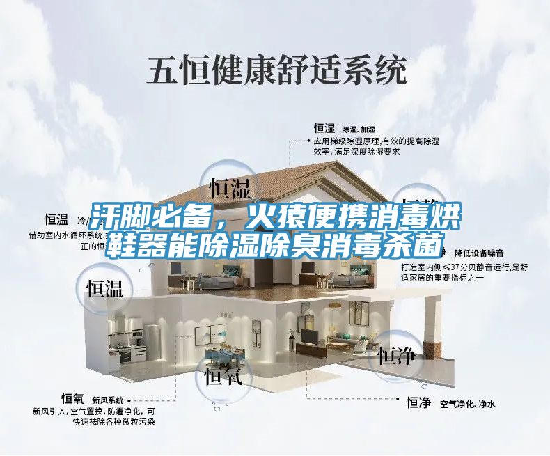 汗腳必備，火猿便攜消毒烘鞋器能除濕除臭消毒殺菌