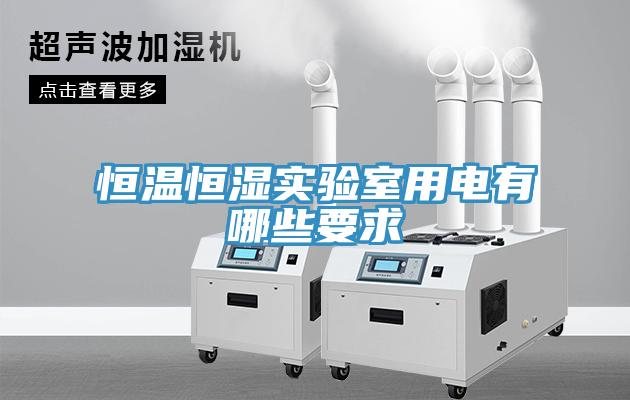 恒溫恒濕實(shí)驗室用電有哪些要求