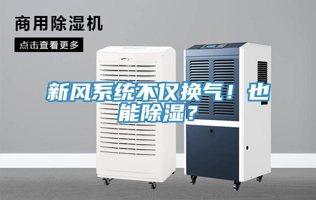 新風(fēng)系統(tǒng)不僅換氣！也能除濕？