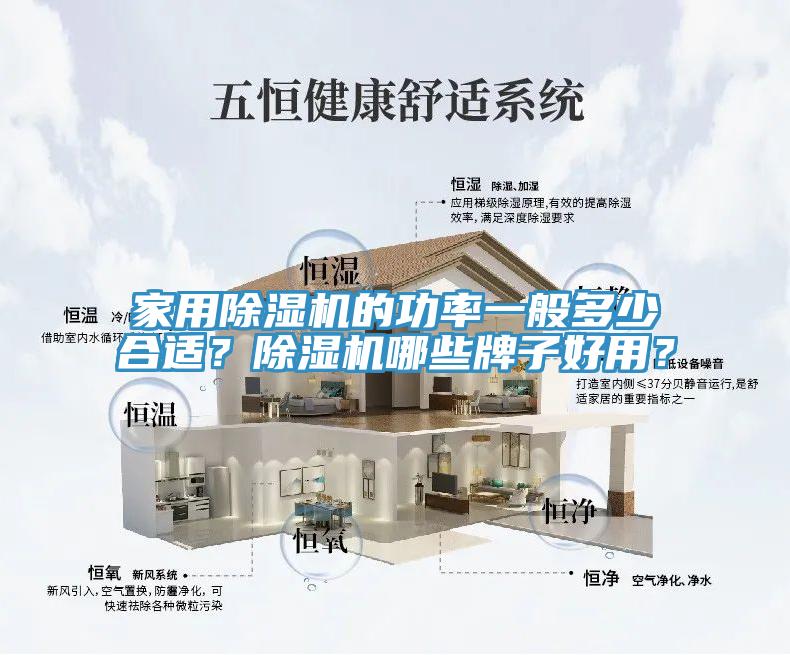 家用除濕機的功率一般多少合適？除濕機哪些牌子好用？