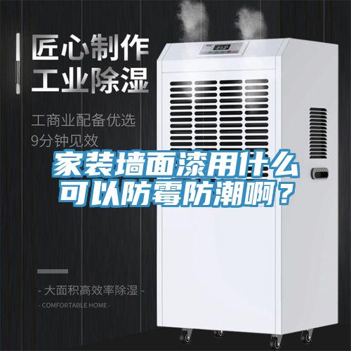 家裝墻面漆用什么可以防霉防潮??？