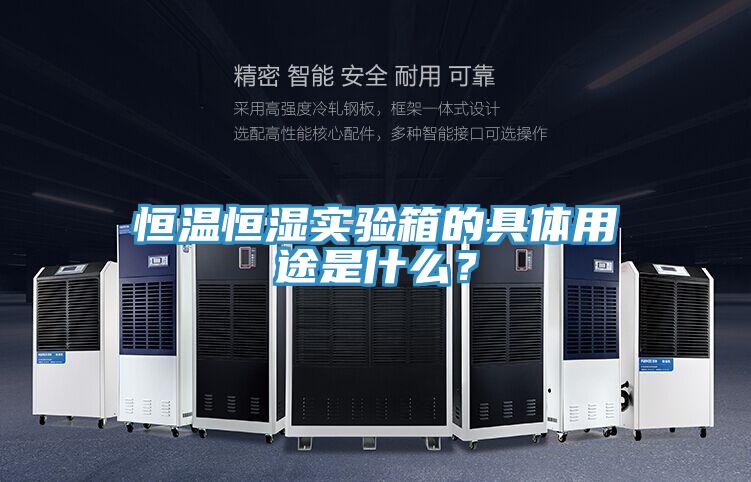 恒溫恒濕實驗箱的具體用途是什么？
