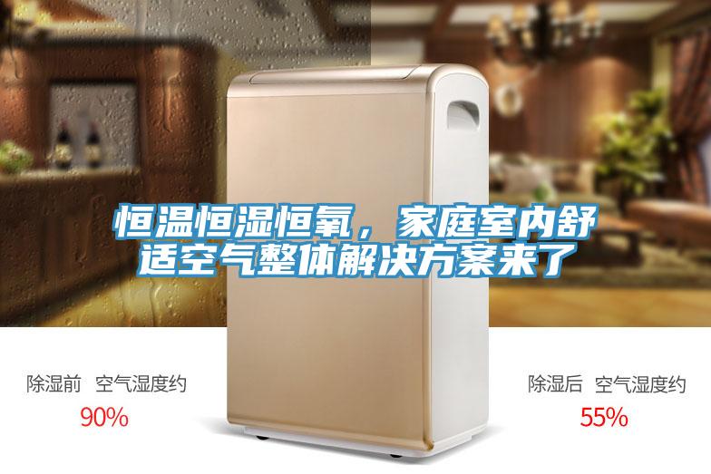 恒溫恒濕恒氧，家庭室內(nèi)舒適空氣整體解決方案來(lái)了