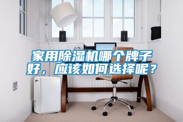 家用除濕機哪個牌子好，應該如何選擇呢？