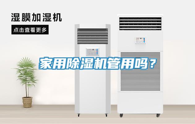 家用除濕機管用嗎？