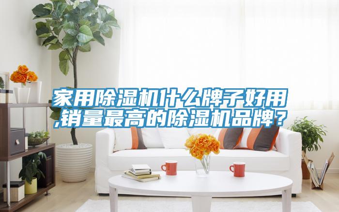 家用除濕機什么牌子好用,銷量最高的除濕機品牌？